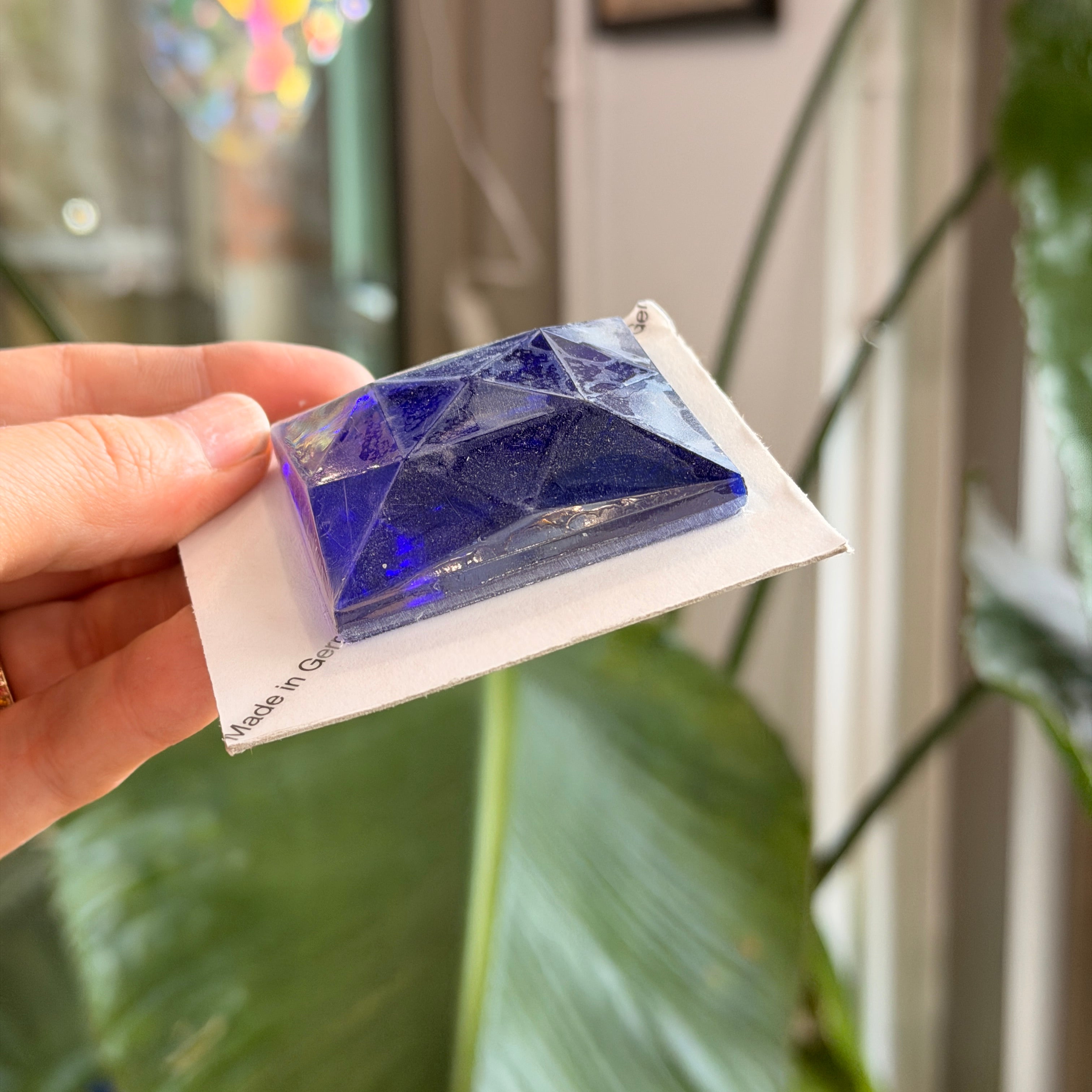 Dark Blue Jewel - Square (50 mm)