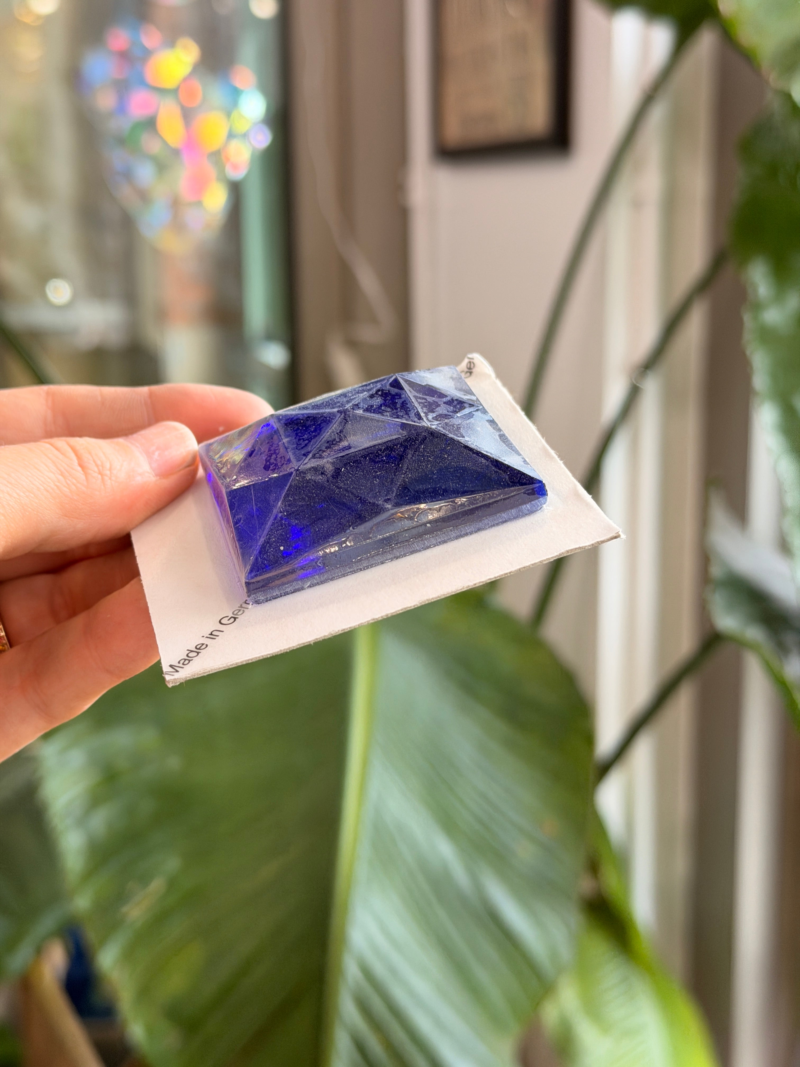 Dark Blue Jewel - Square (50 mm) Tools Colorado Glass Works