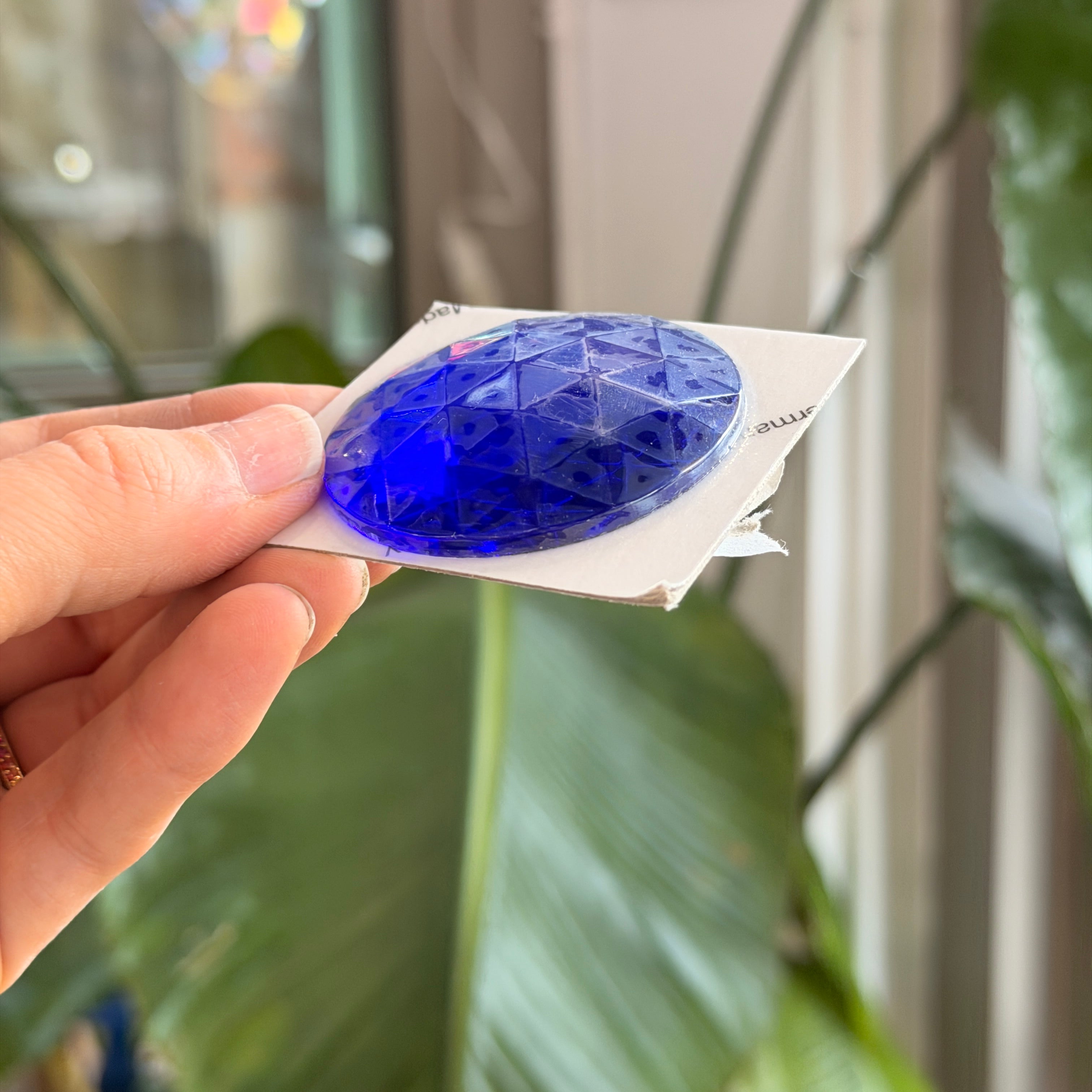 Dark Blue Jewel - Round (50mm)