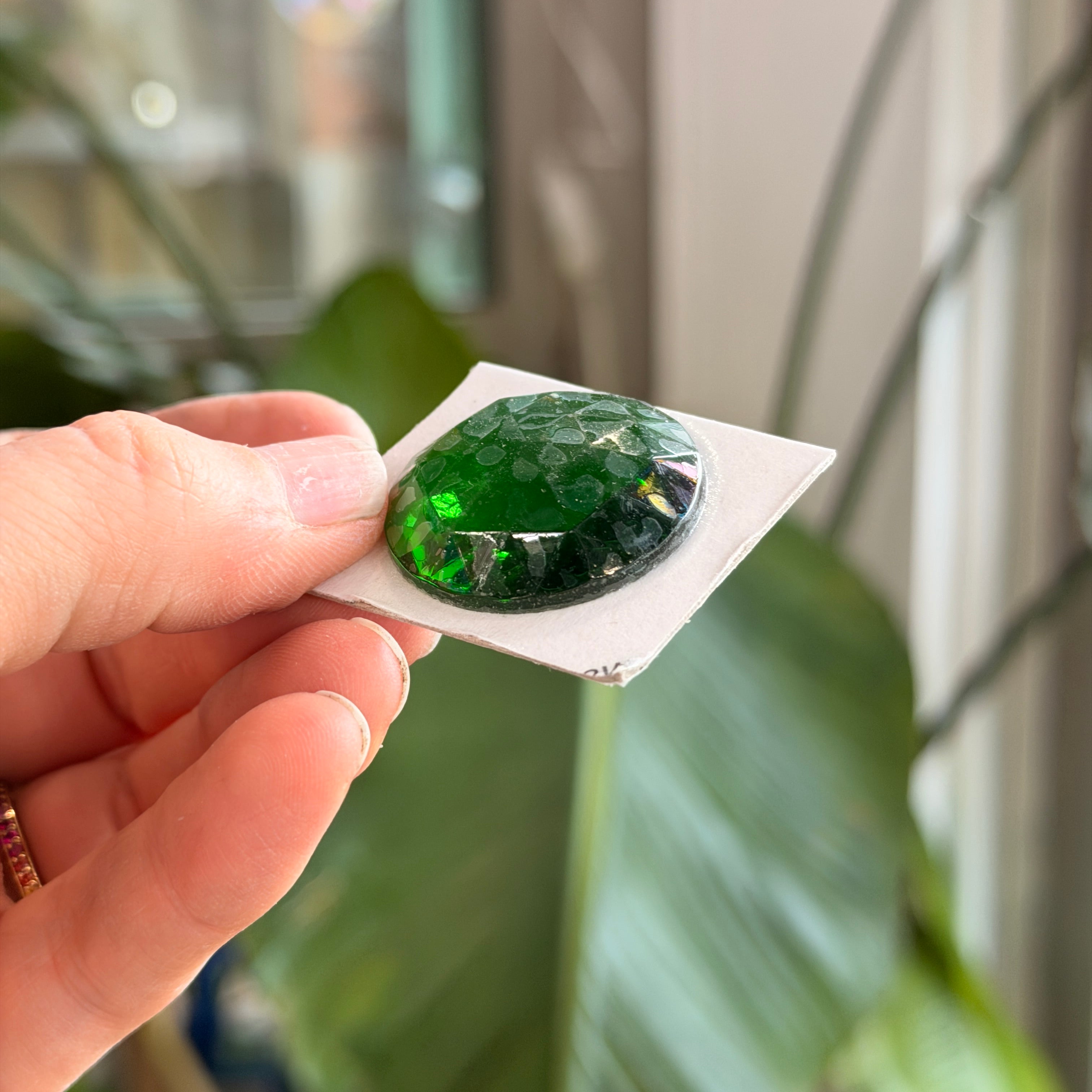 Green Jewel - Round (30 mm)