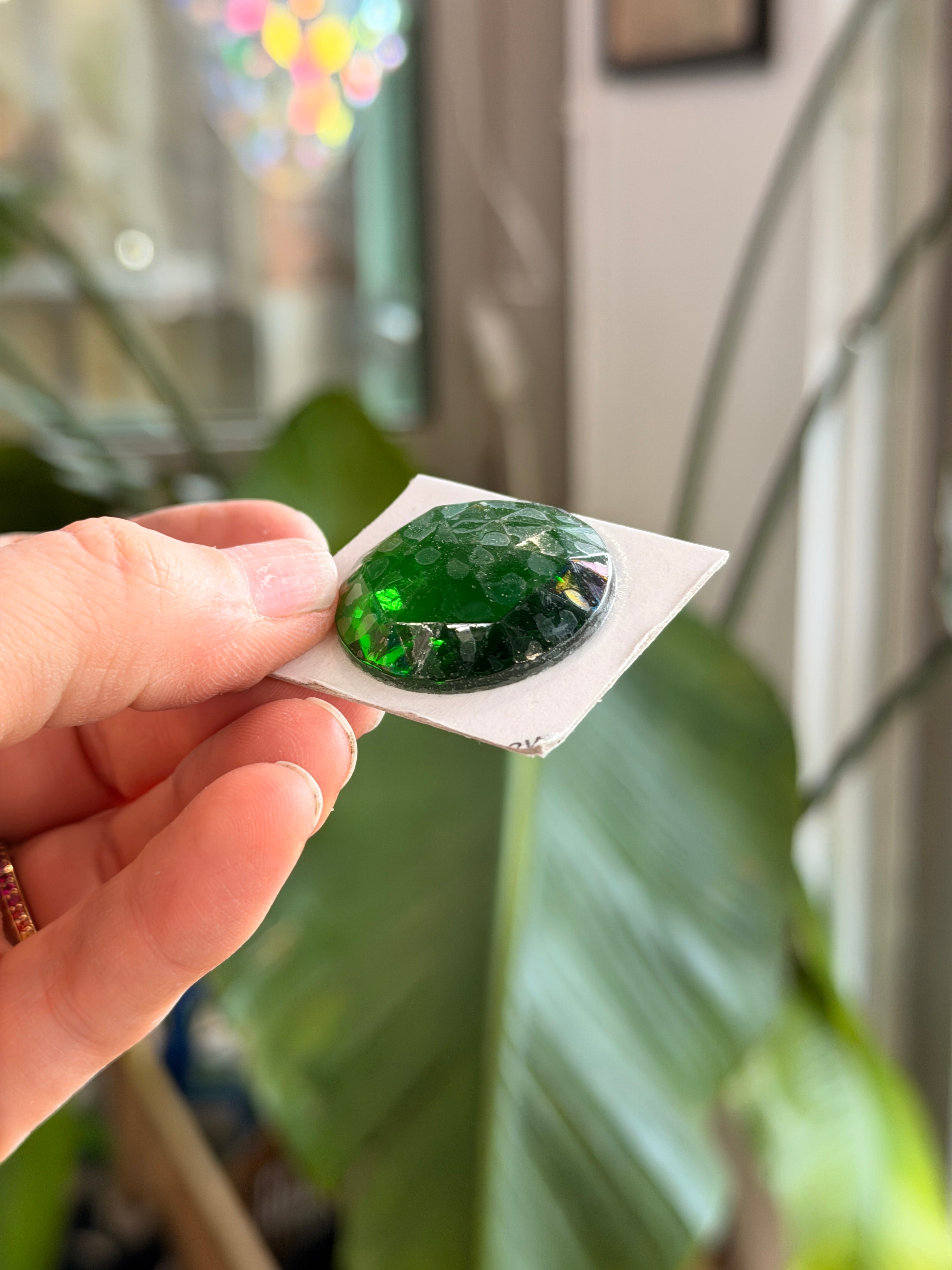 Green Jewel - Round (30 mm) Tools Colorado Glass Works