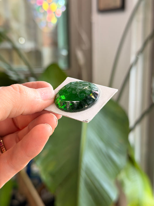 Green Jewel - Round (30 mm) Tools Colorado Glass Works