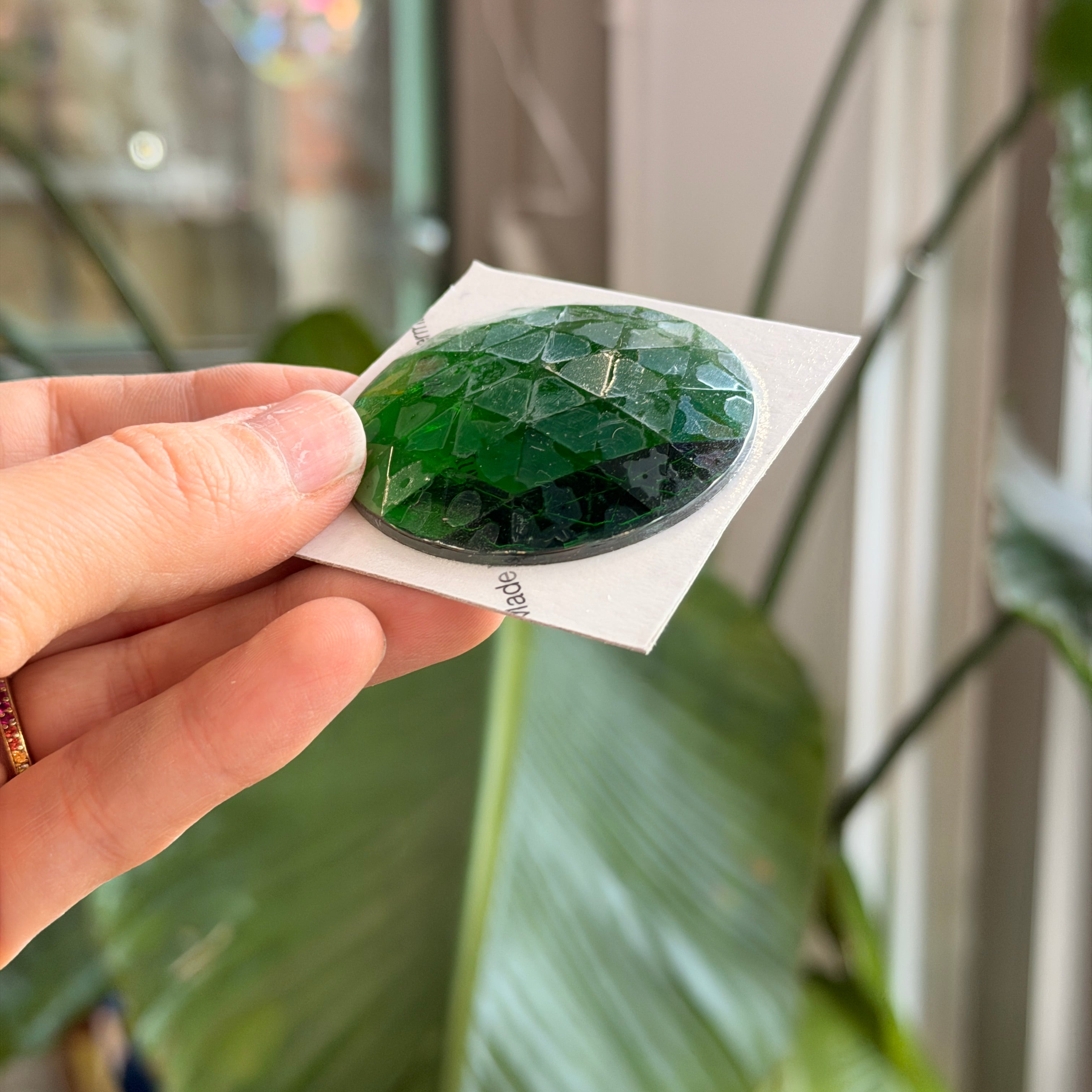 Green Jewel - Round (50 mm)