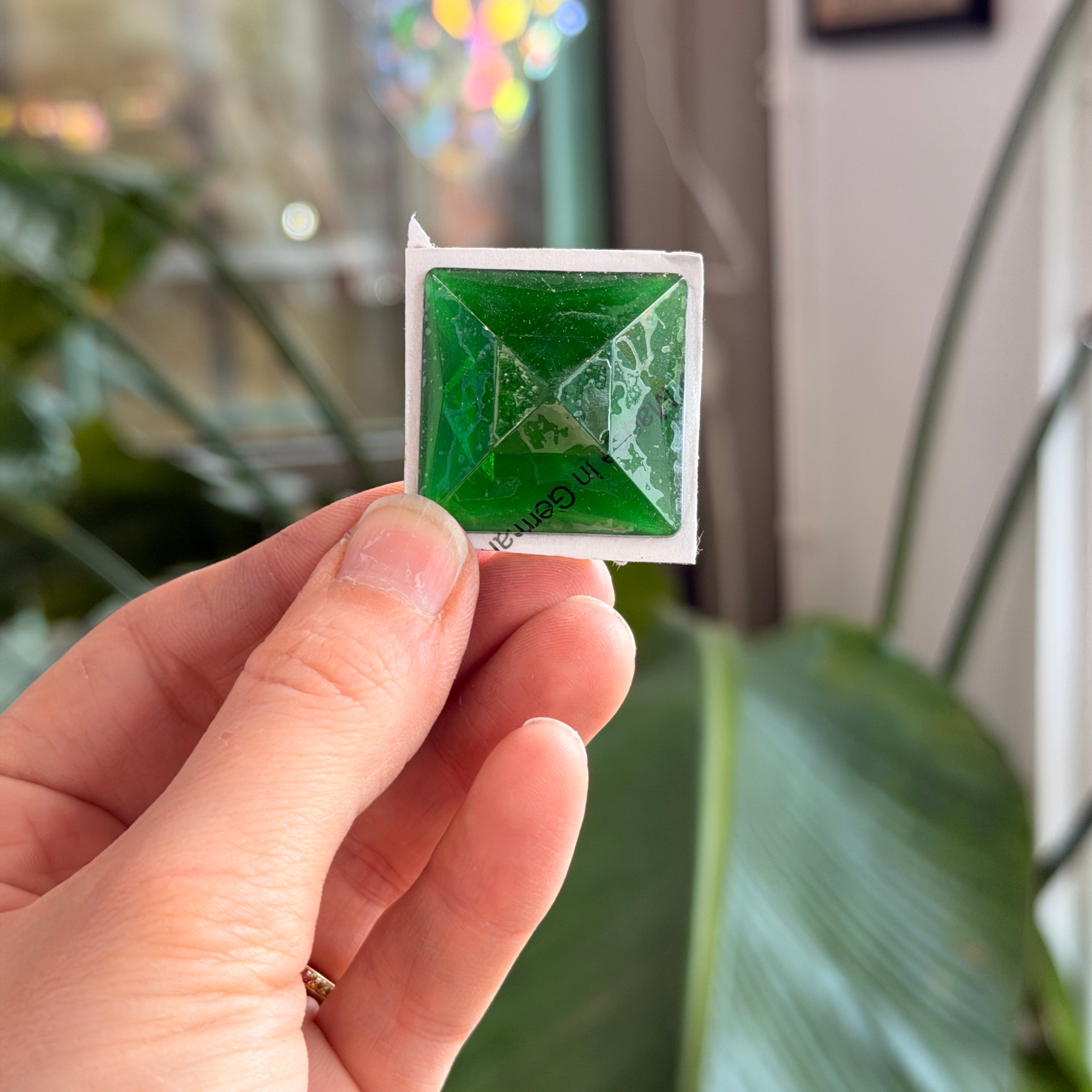 Green Jewel - Square (30 mm)
