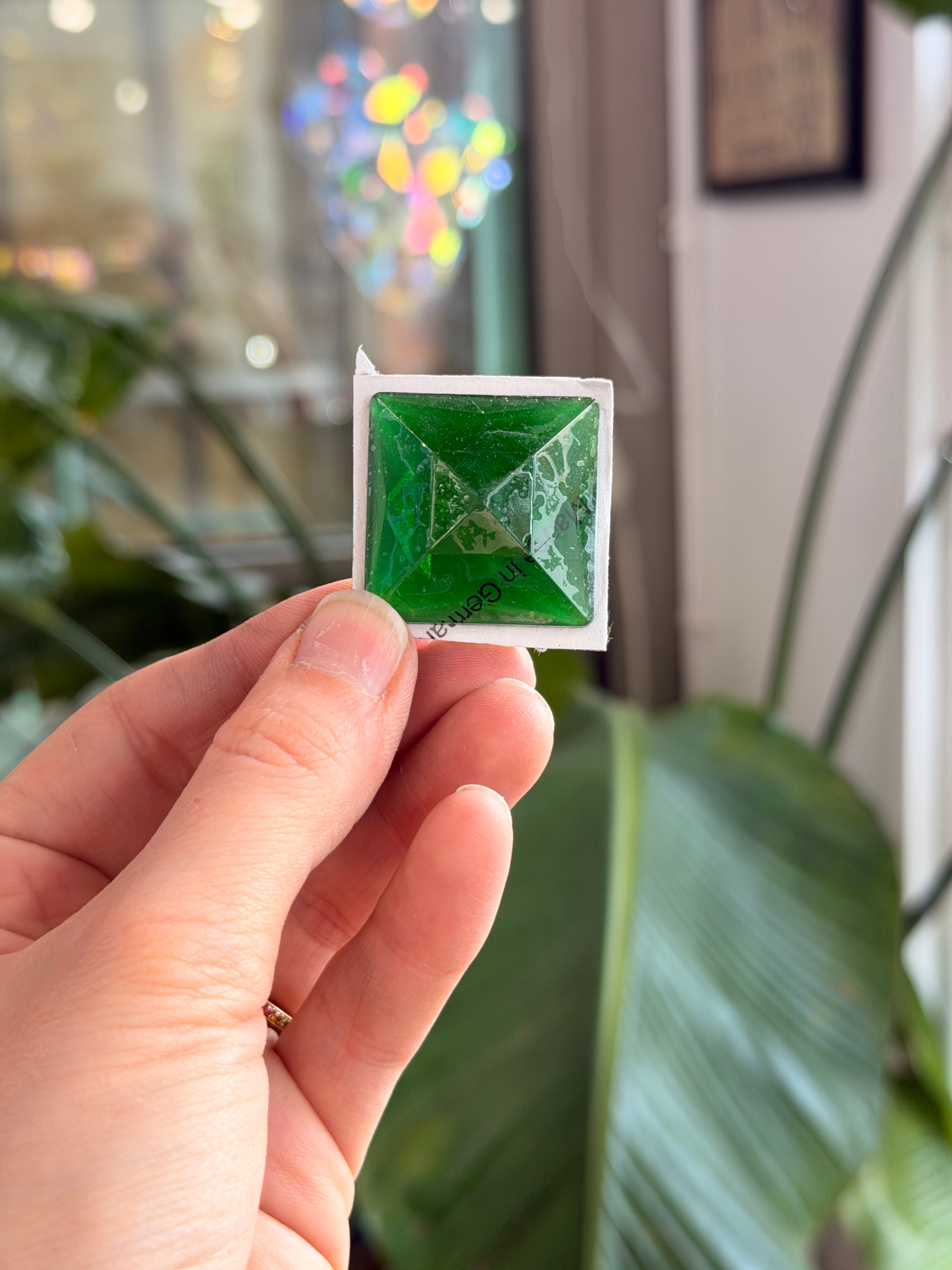 Green Jewel - Square (30 mm) Tools Colorado Glass Works