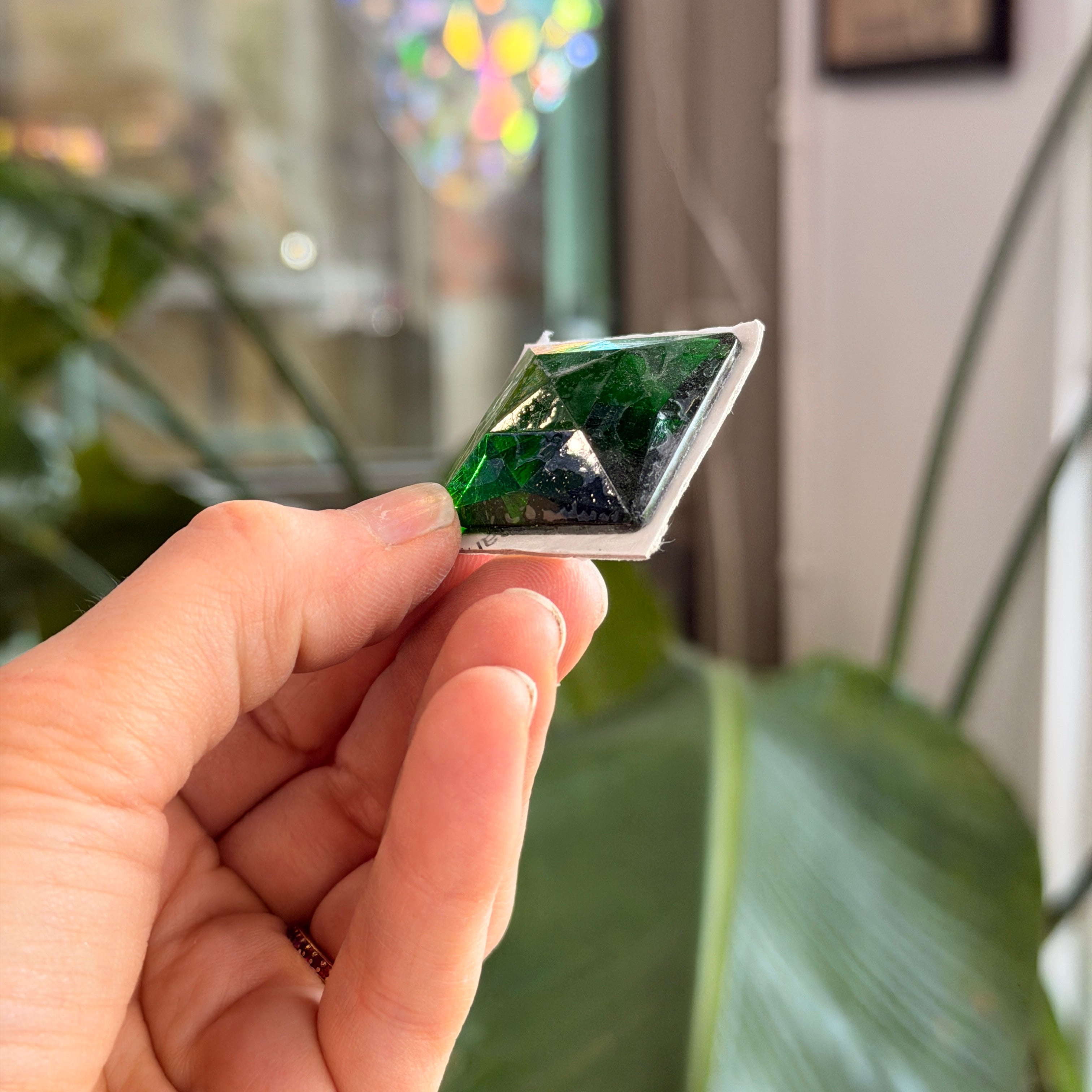 Green Jewel - Square (30 mm)