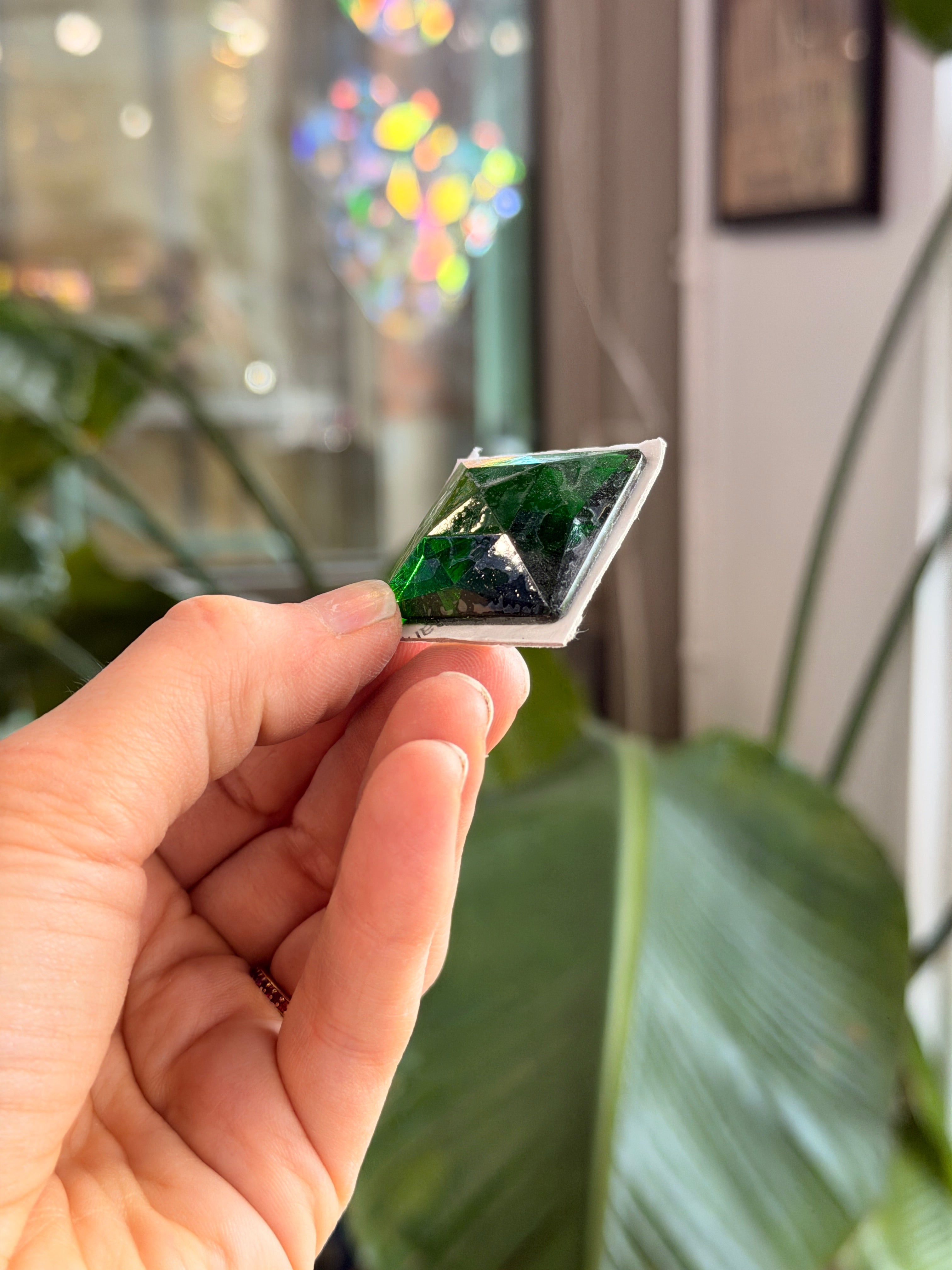 Green Jewel - Square (30 mm) Tools Colorado Glass Works
