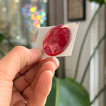 Red Jewel - Oval (40x30mm) Tools Colorado Glass Works
