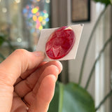 Red Jewel - Oval (40x30mm) Tools Colorado Glass Works