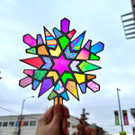 Made To Order Dichroic Rainbow Snowflake