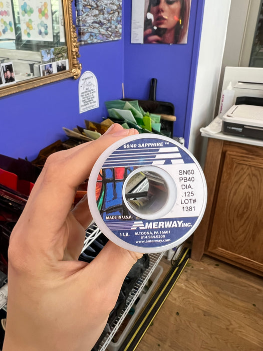 Amerway 60/40 Solder (1 lb. Spool) Tools Colorado Glassworks