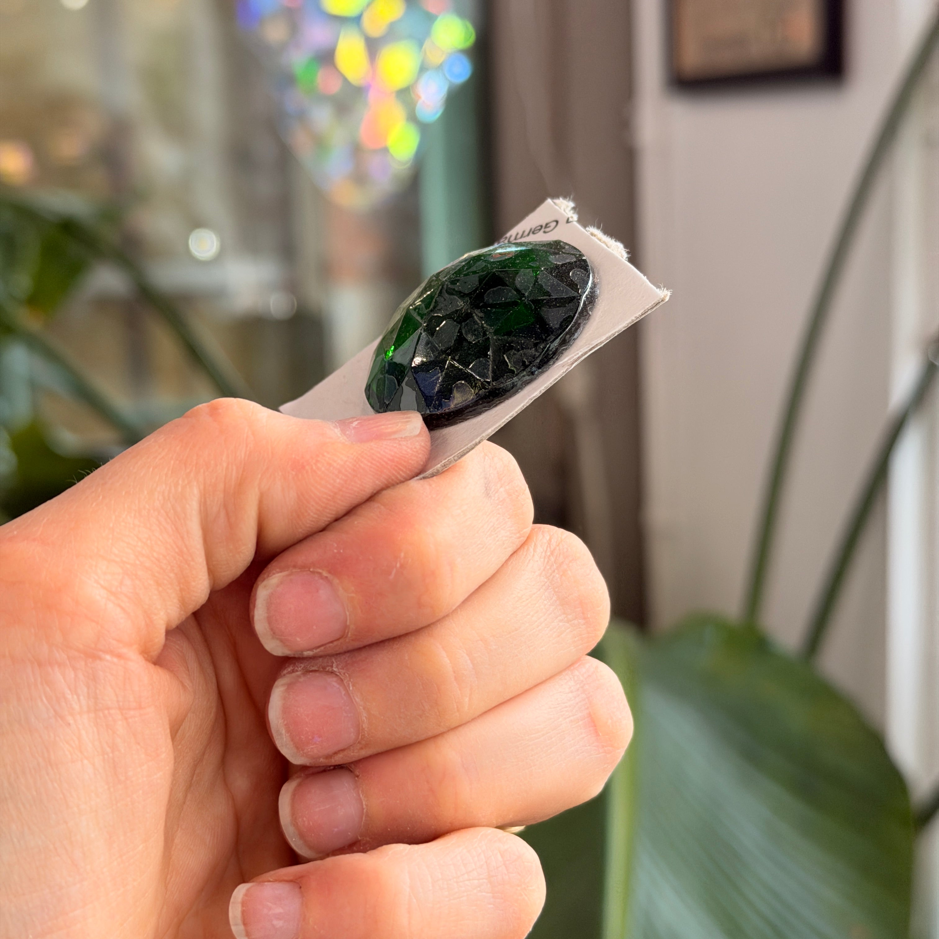 Green Jewel - Round (35 mm)