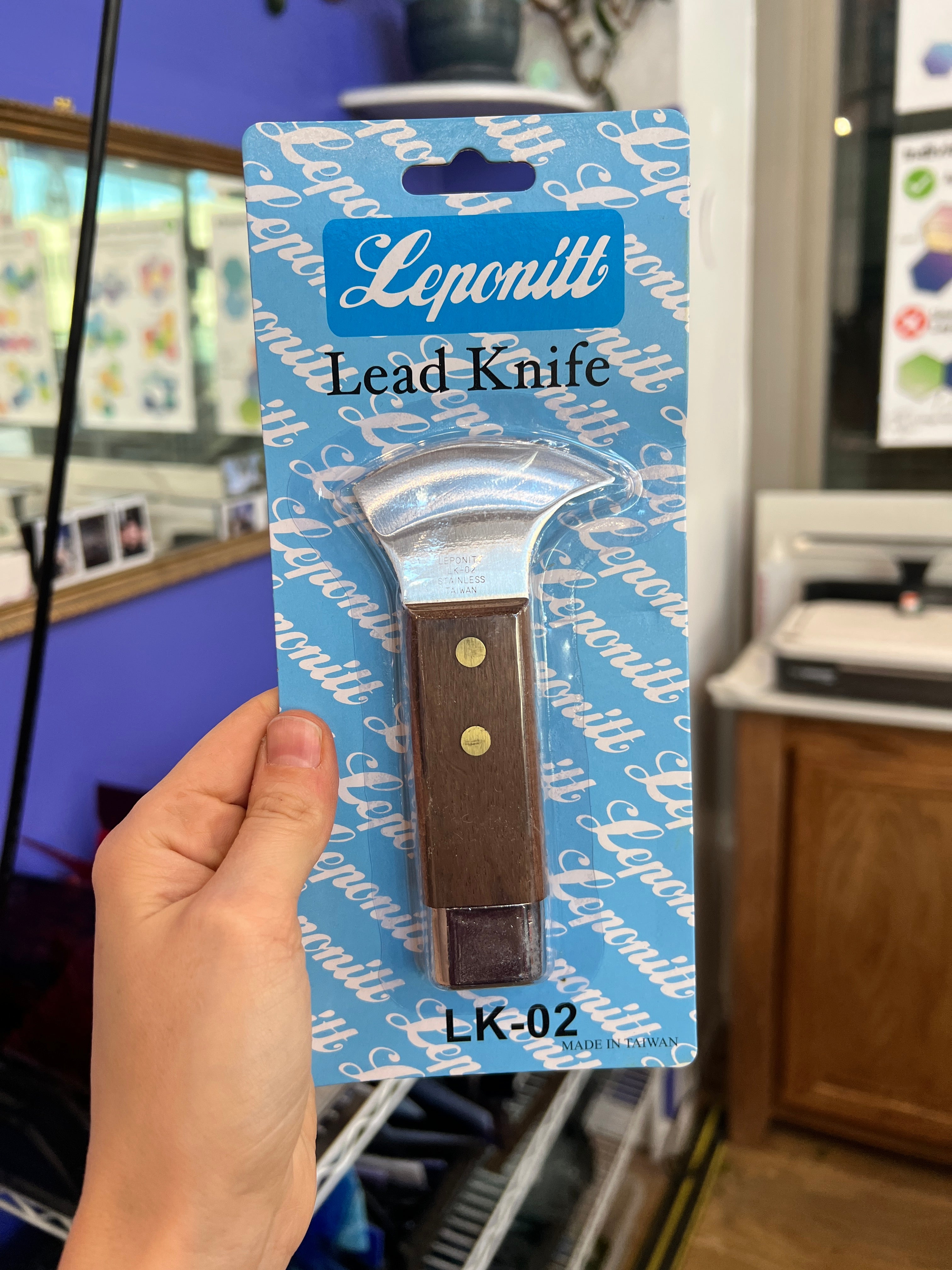 Leponitt Lead Knife Tools Colorado Glassworks