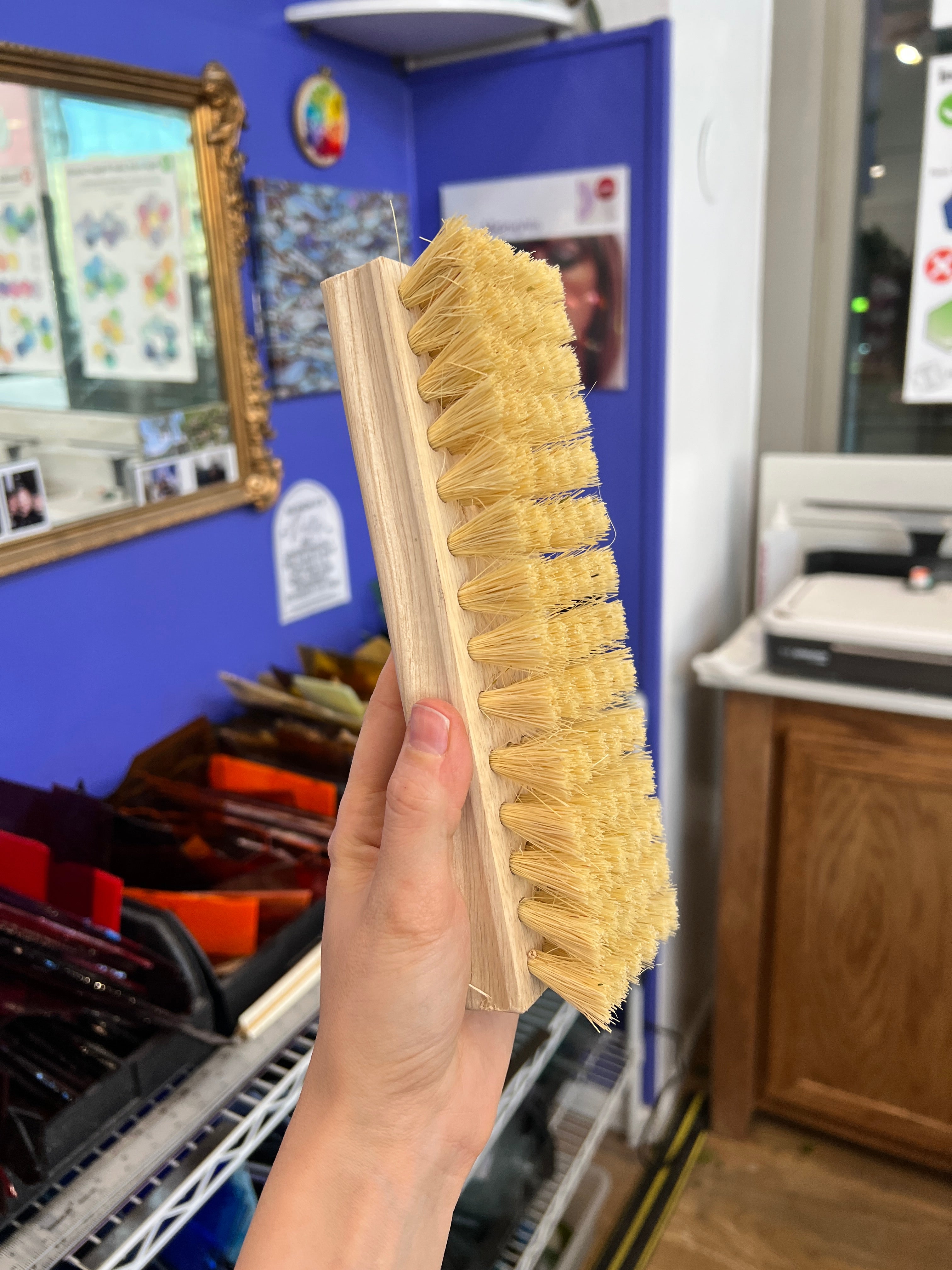 Large Cement / Scrub Brush (7.25") Tools Colorado Glassworks