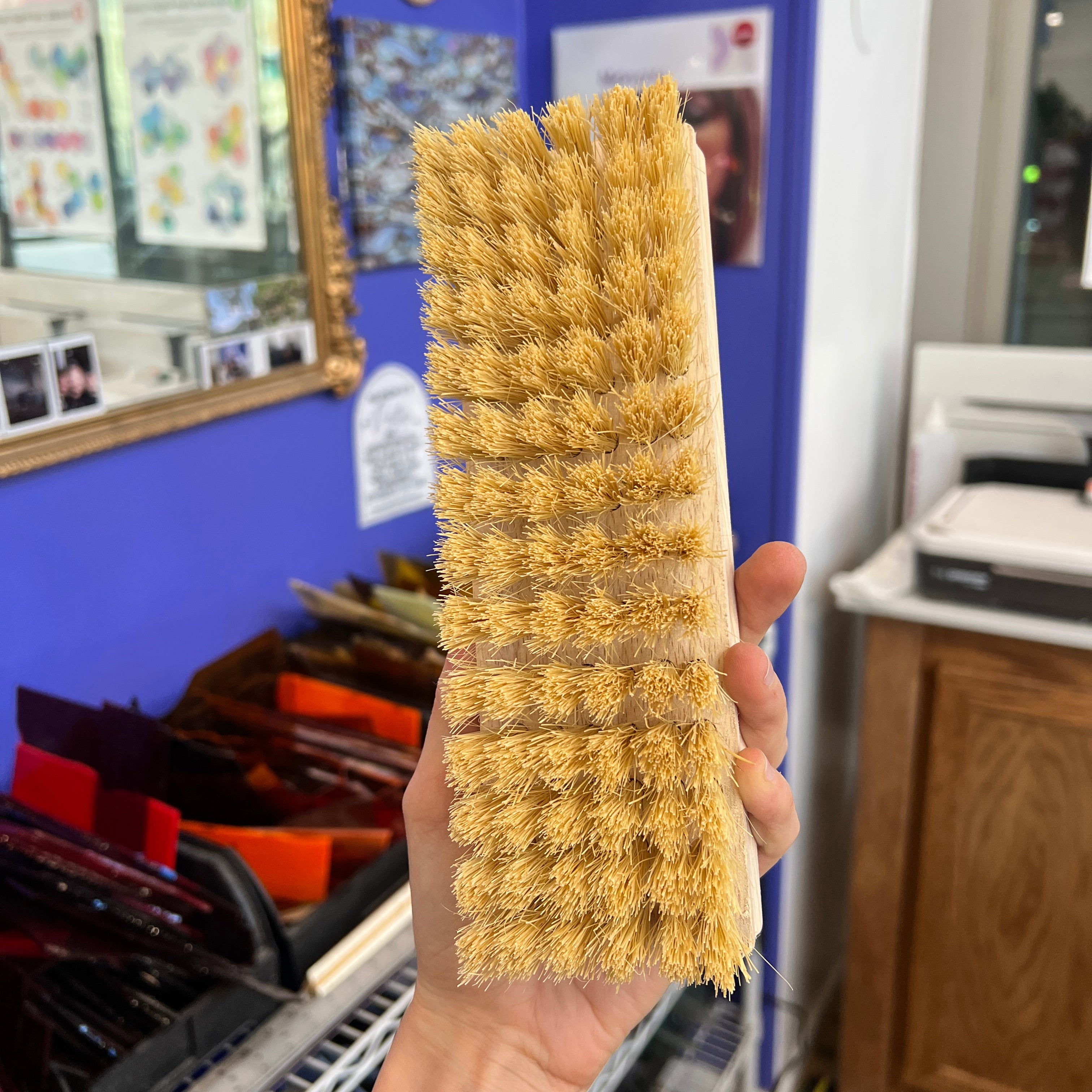 Large Cement / Scrub Brush (7.25") Tools Colorado Glassworks