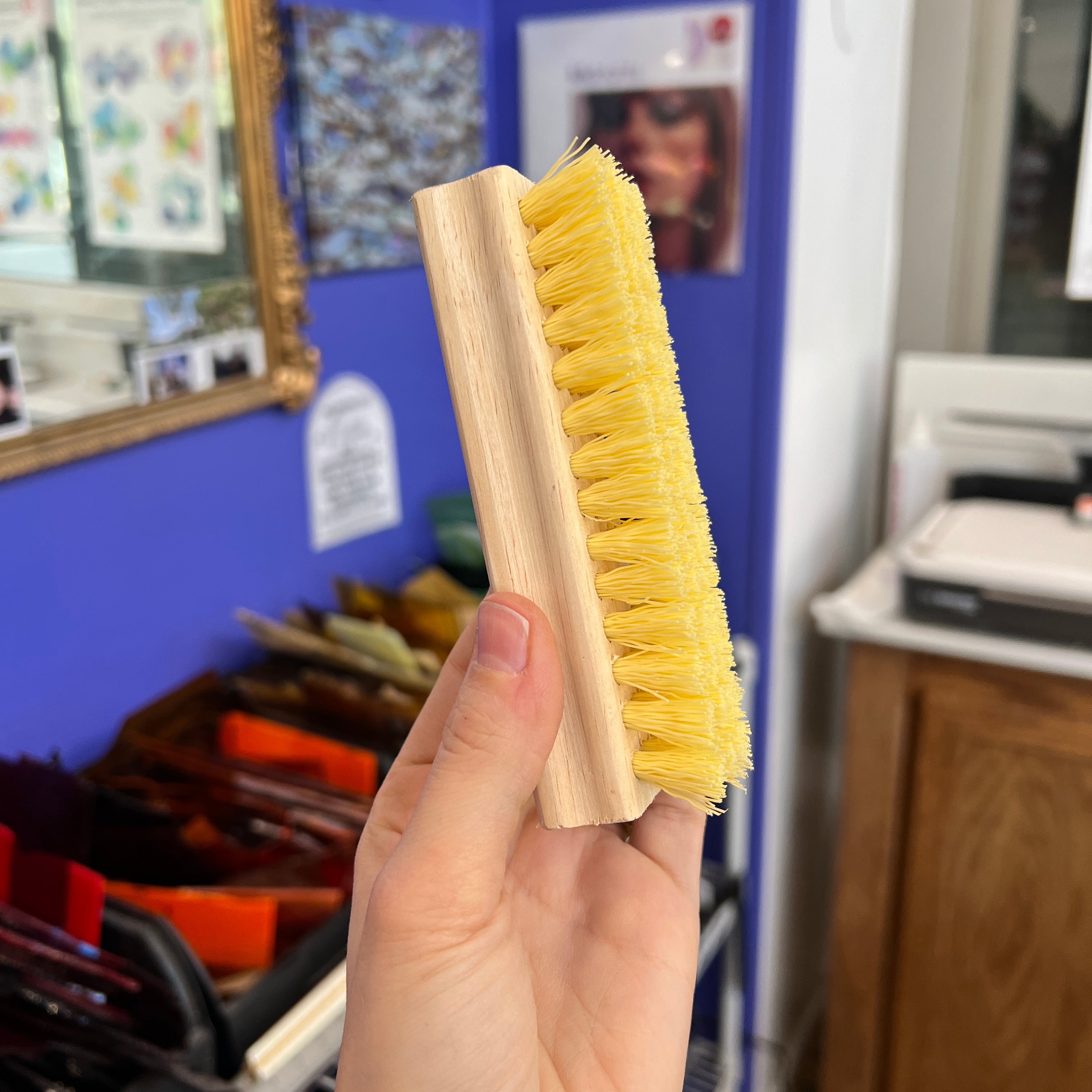 Small Cement Brush – (4.75" x 1.25") Tools Colorado Glassworks
