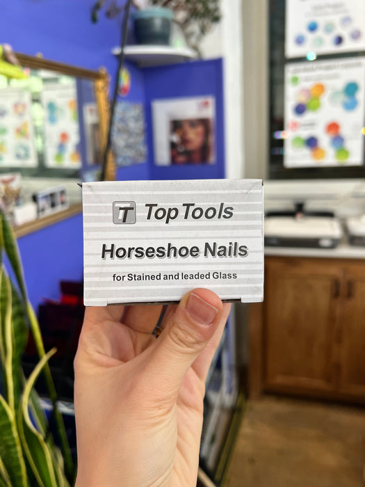 Horseshoe Nails (Box of 100) Tools Colorado Glassworks