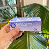 Aluminum Push Pins – 1/2 in. (Box of 100)