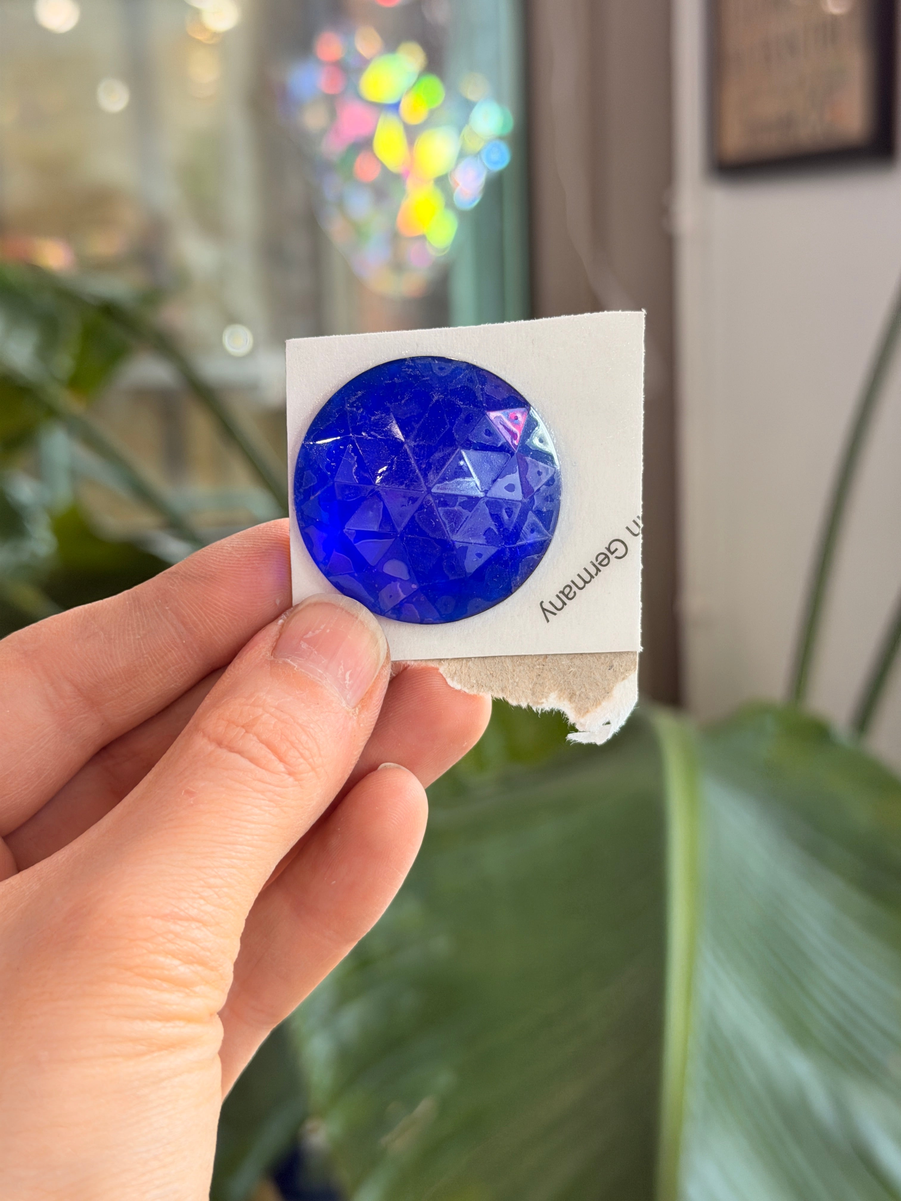 Dark Blue Jewel - Round (35mm) Tools Colorado Glass Works