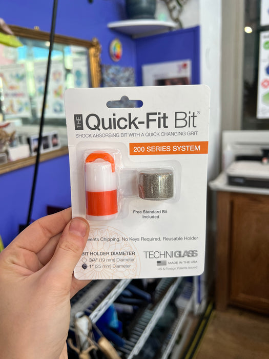 Quick-Fit 200 Series System with 1 in. Standard Grinder Head/Bit Tools Colorado Glassworks
