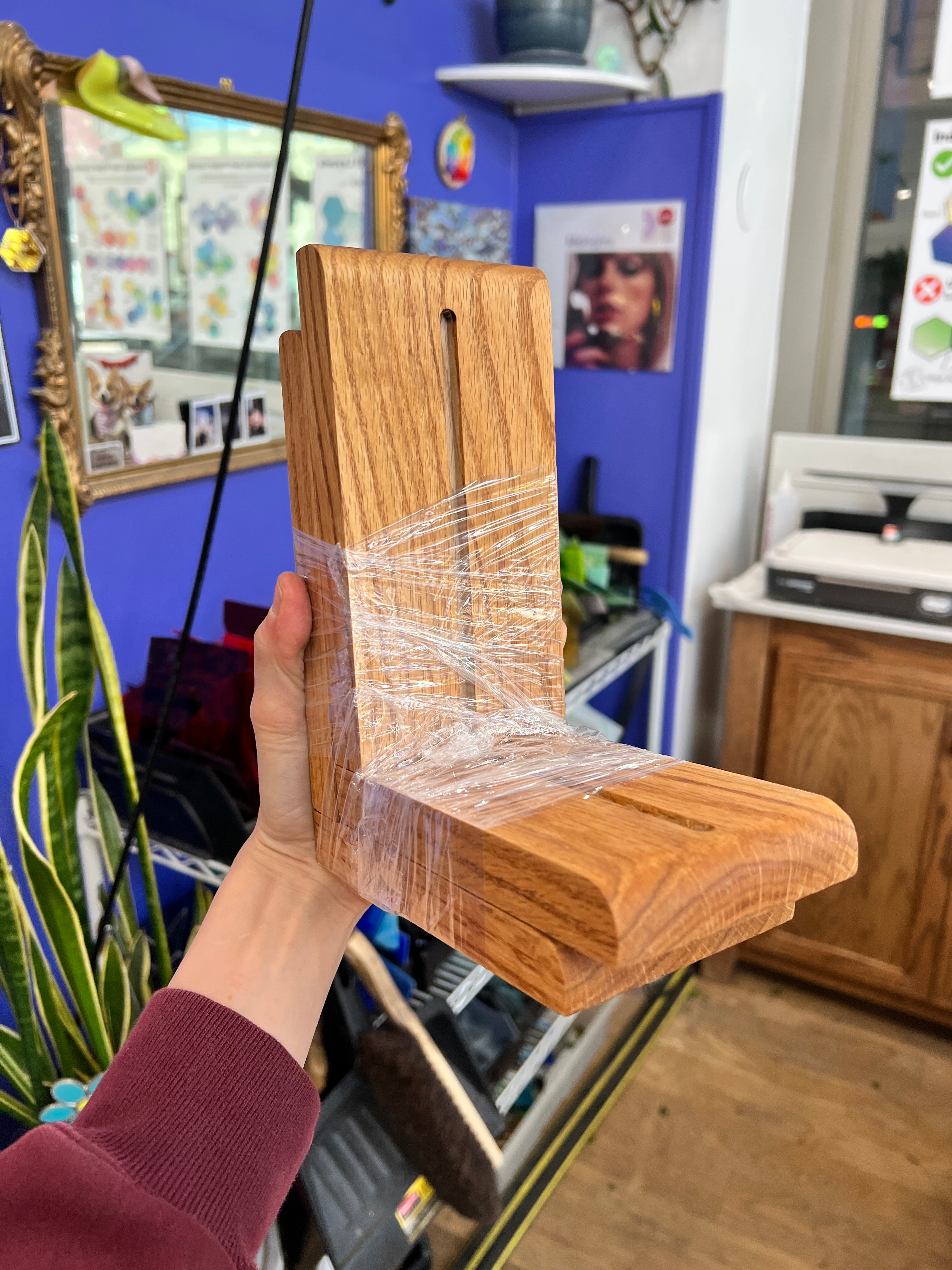 Oak Bookends (Pair) Tools Colorado Glassworks