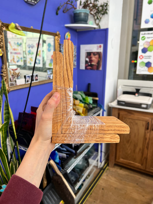 Oak Bookends (Pair) Tools Colorado Glassworks