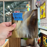 Brown White Wispy Sheet Glass Colorado Glassworks