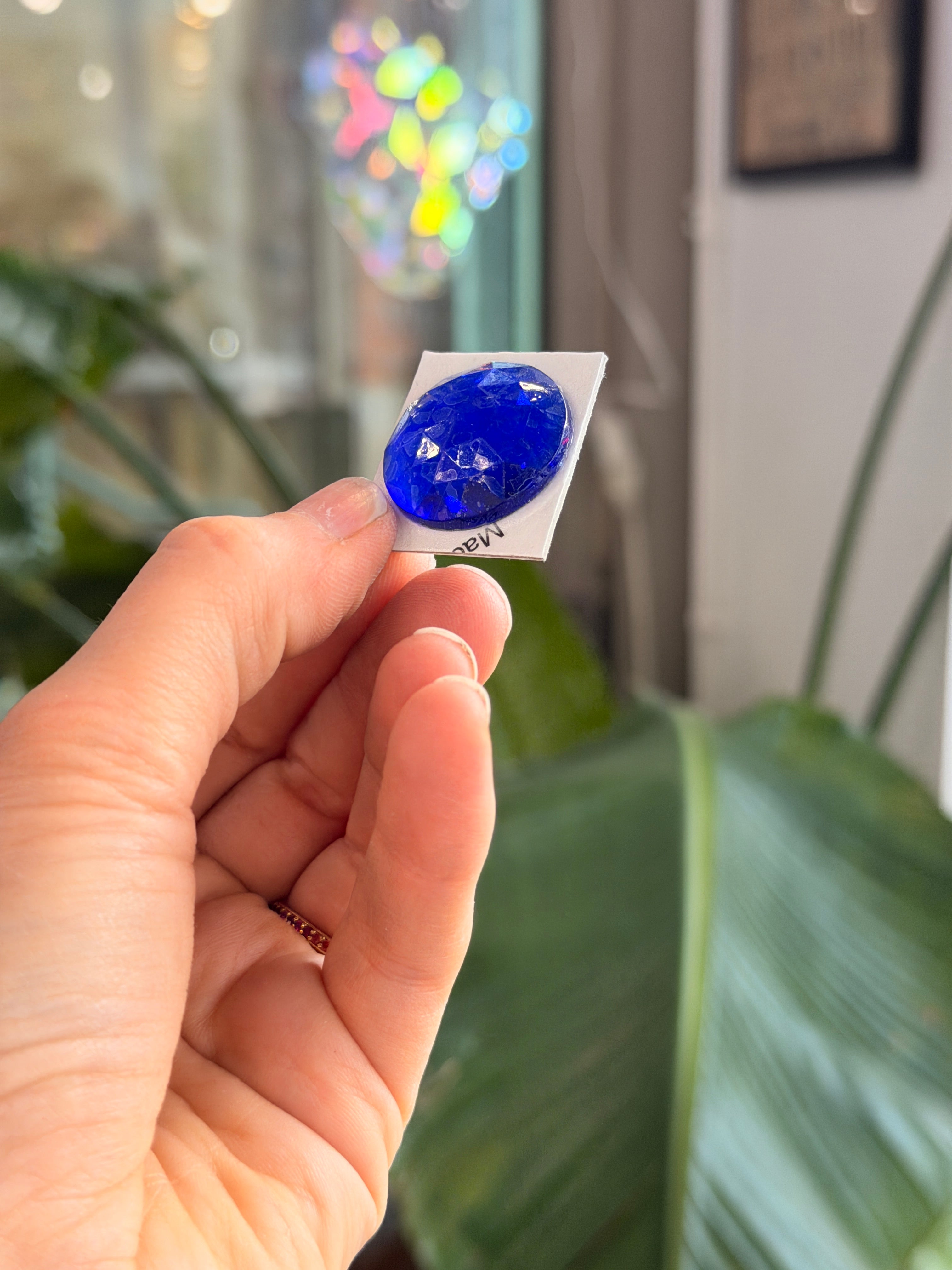 Dark Blue Jewel - Square (25 mm) Tools Colorado Glass Works