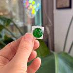 Green Jewel - Round (15mm)