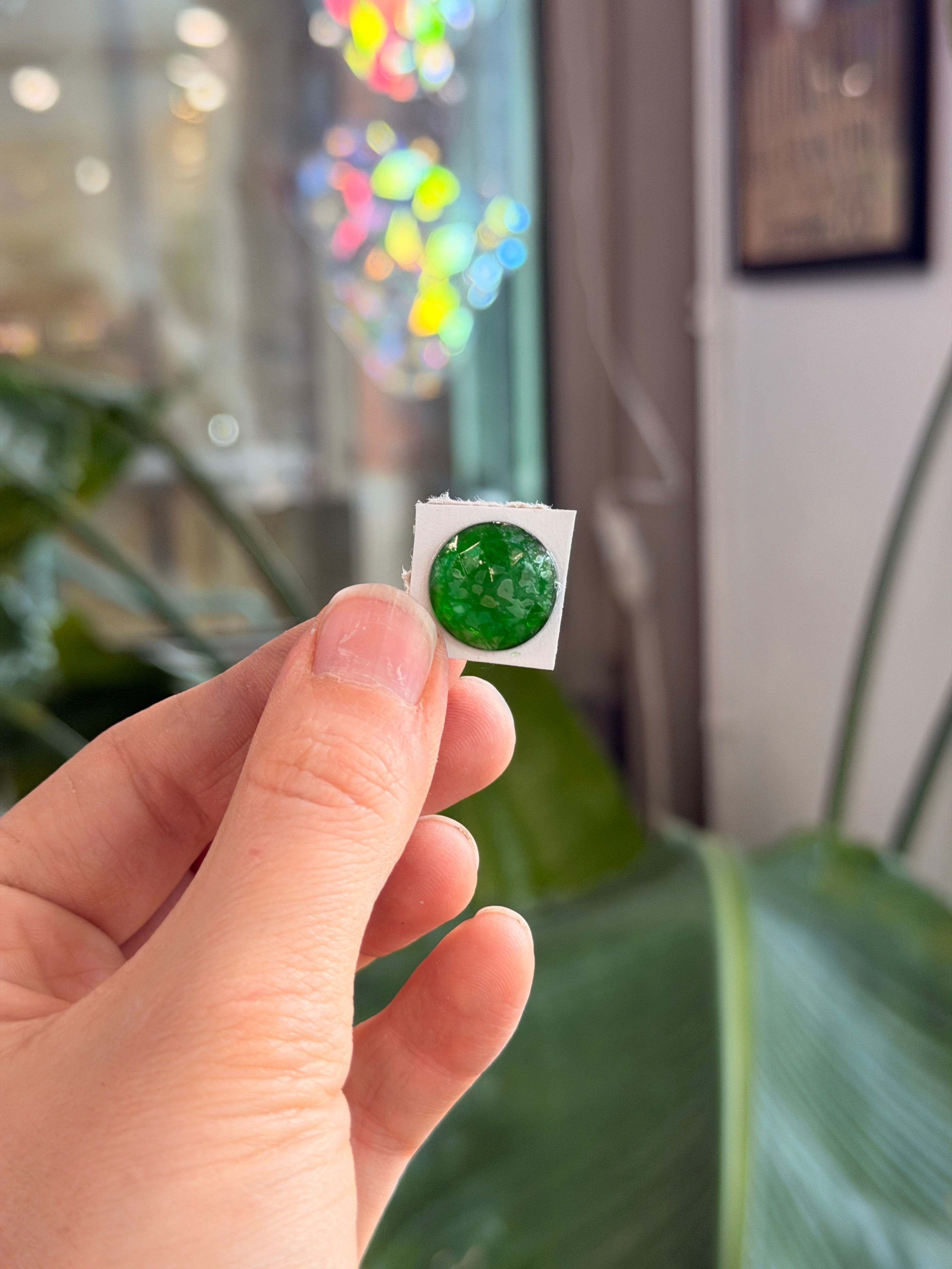 Green Jewel - Round (15mm) Tools Colorado Glass Works