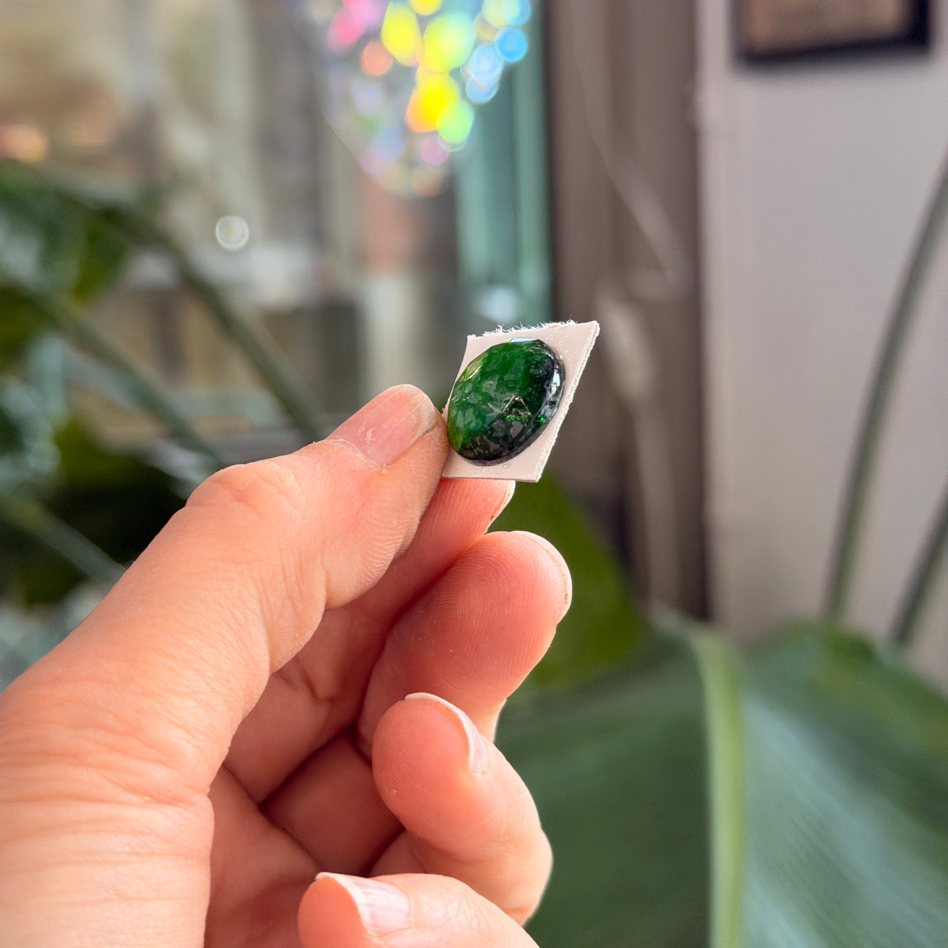 Green Jewel - Round (15mm)
