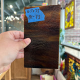 Brown Mixed Bullseye 90 COE Sheet Glass Colorado Glassworks
