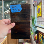 Brown Mixed Bullseye 90 COE Sheet Glass Colorado Glassworks