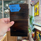 Brown Mixed Bullseye 90 COE Sheet Glass Colorado Glassworks