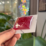 Red Jewel - Square (50 mm) Tools Colorado Glass Works