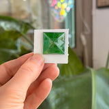 Green Jewel - Square (25 mm)