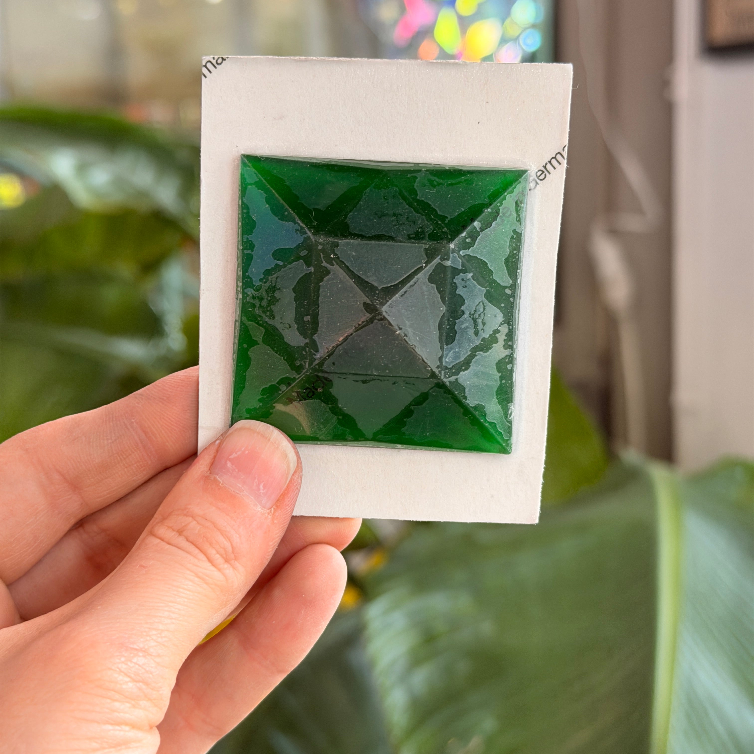 Green Jewel - Square (50 mm)