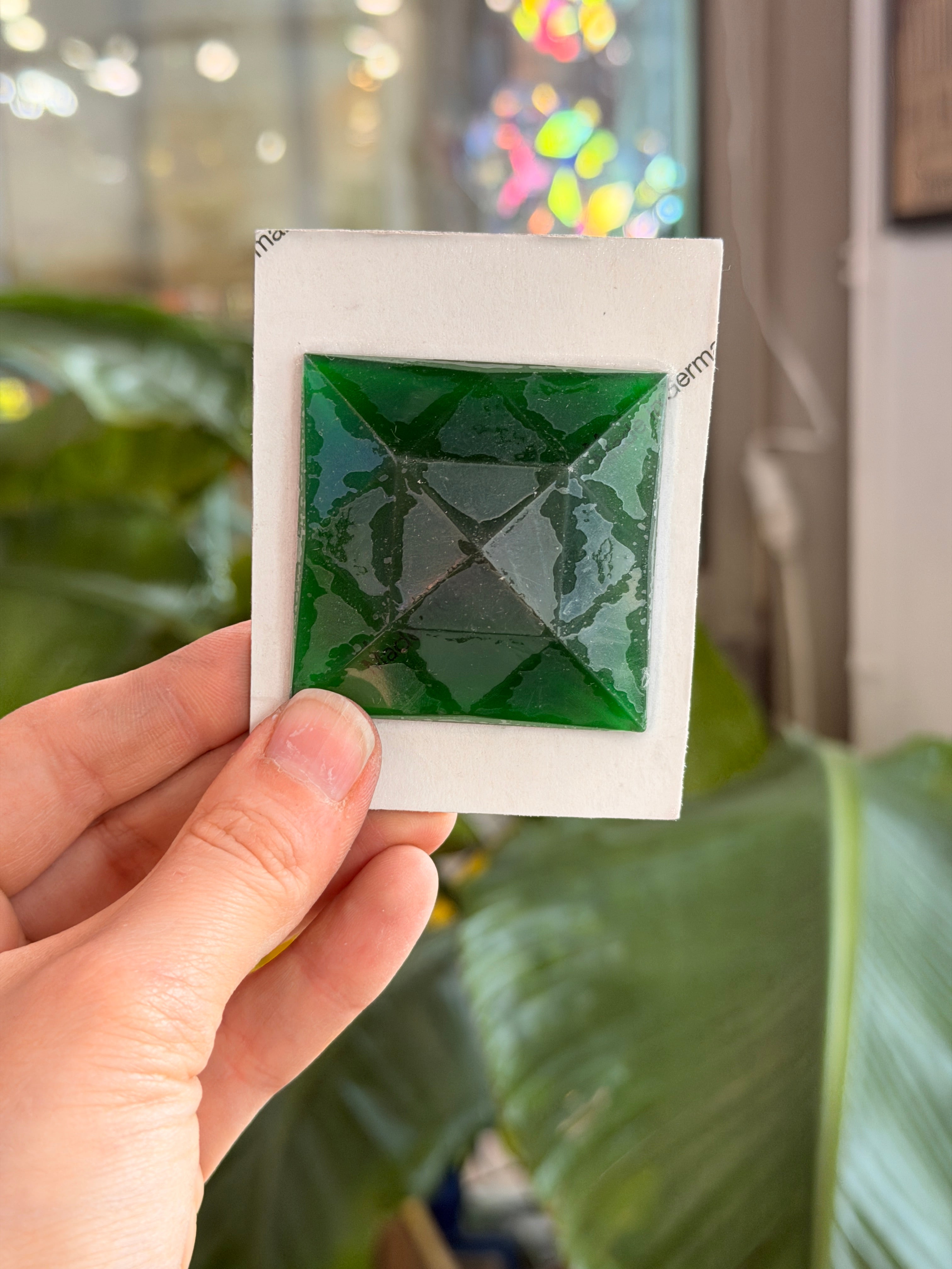 Green Jewel - Square (50 mm) Tools Colorado Glass Works