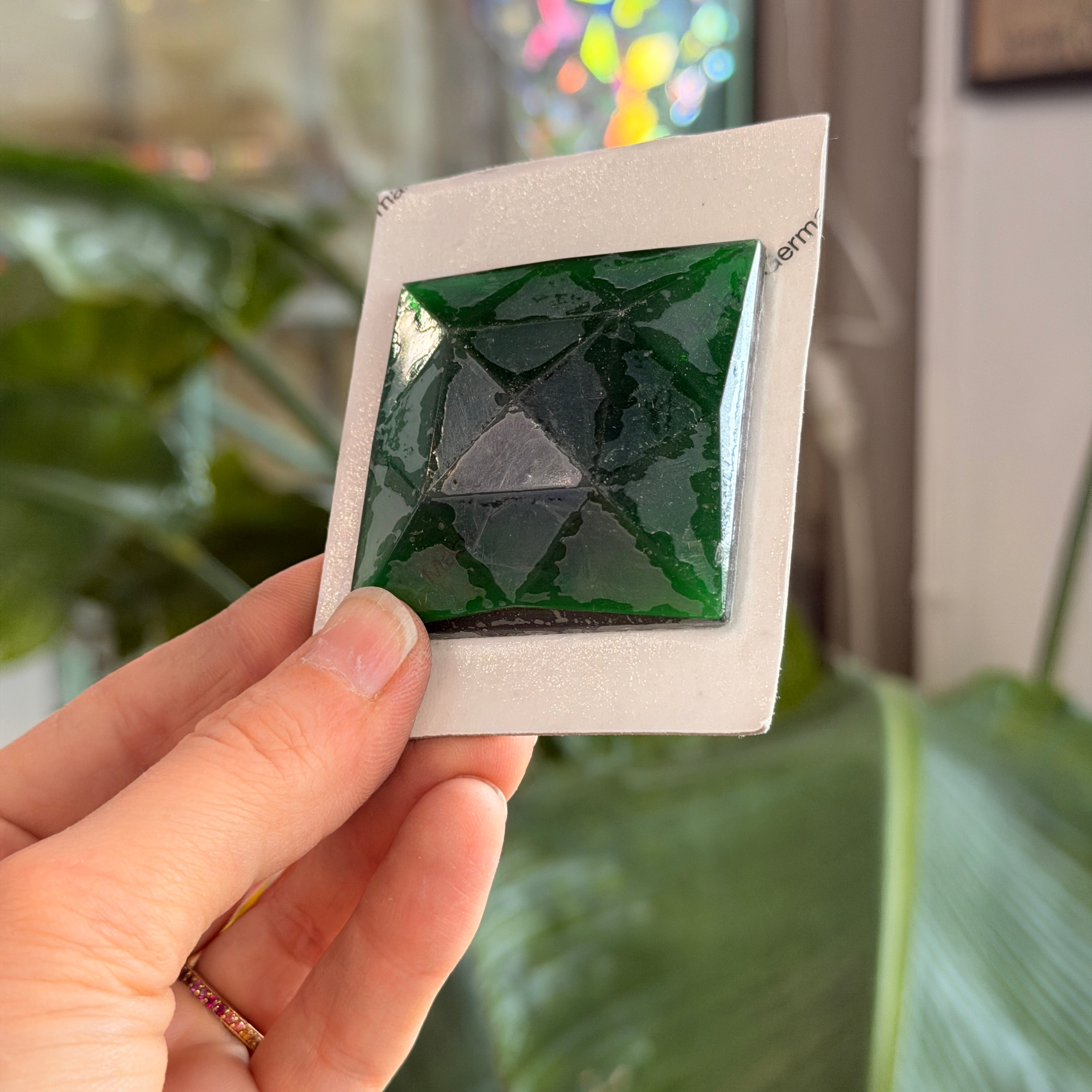 Green Jewel - Square (50 mm)