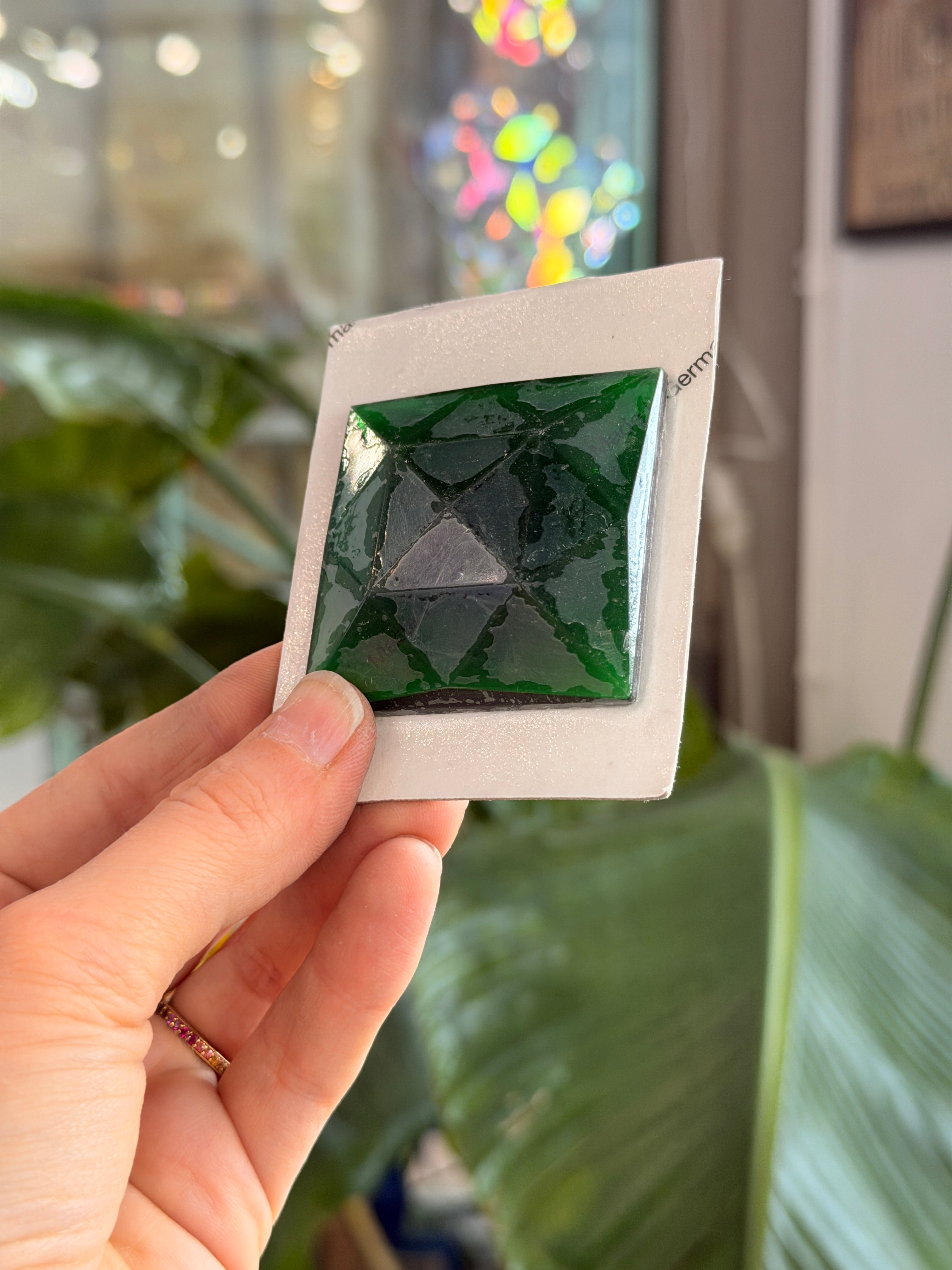 Green Jewel - Square (50 mm) Tools Colorado Glass Works