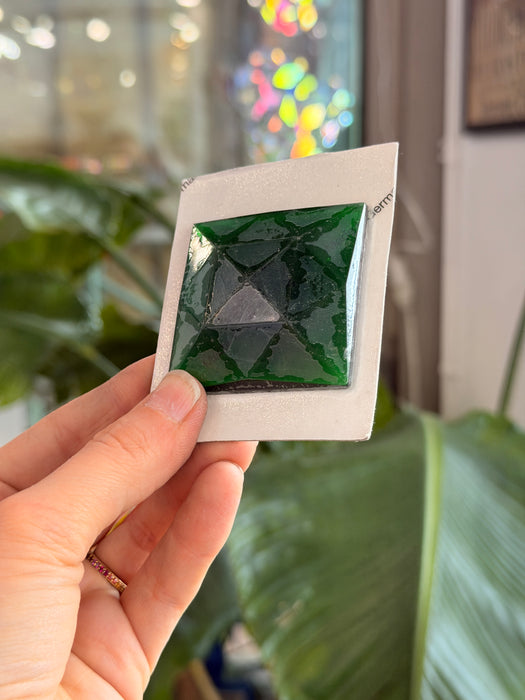 Green Jewel - Square (50 mm) Tools Colorado Glass Works