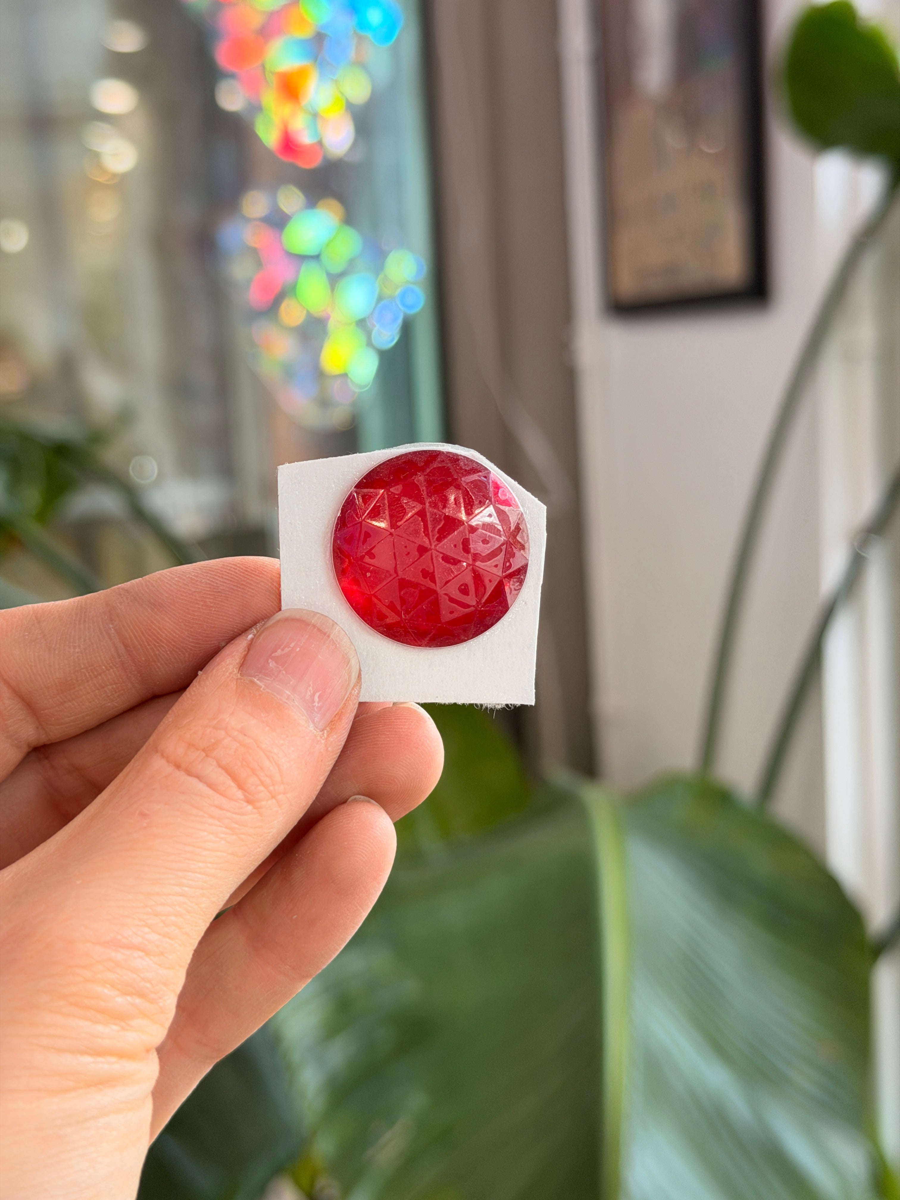 Red Jewel - Round (25mm) Tools Colorado Glass Works