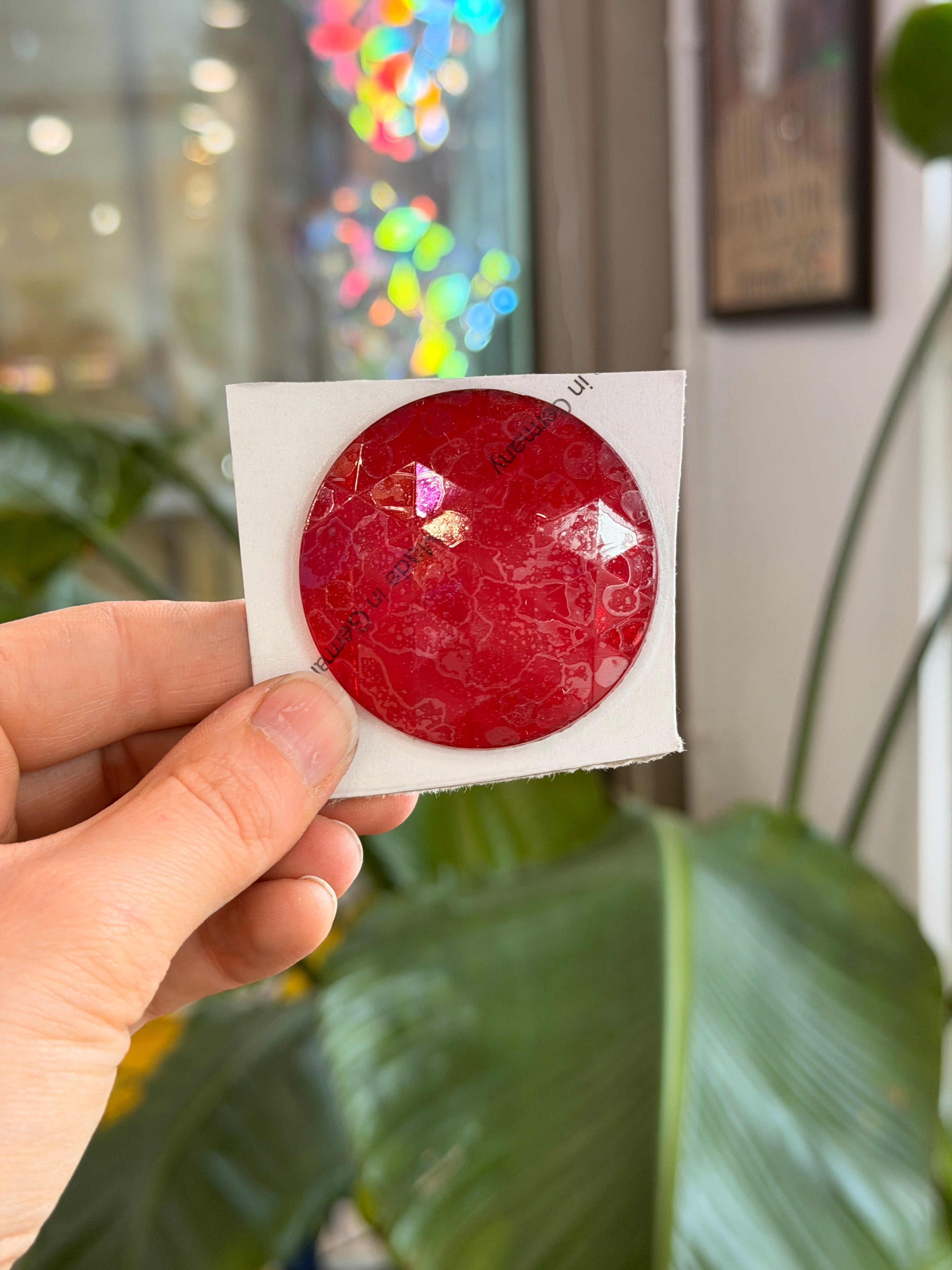 Red Jewel - Round (50mm) Tools Colorado Glass Works