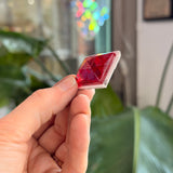 Red Jewel - Square (25mm) Tools Colorado Glass Works