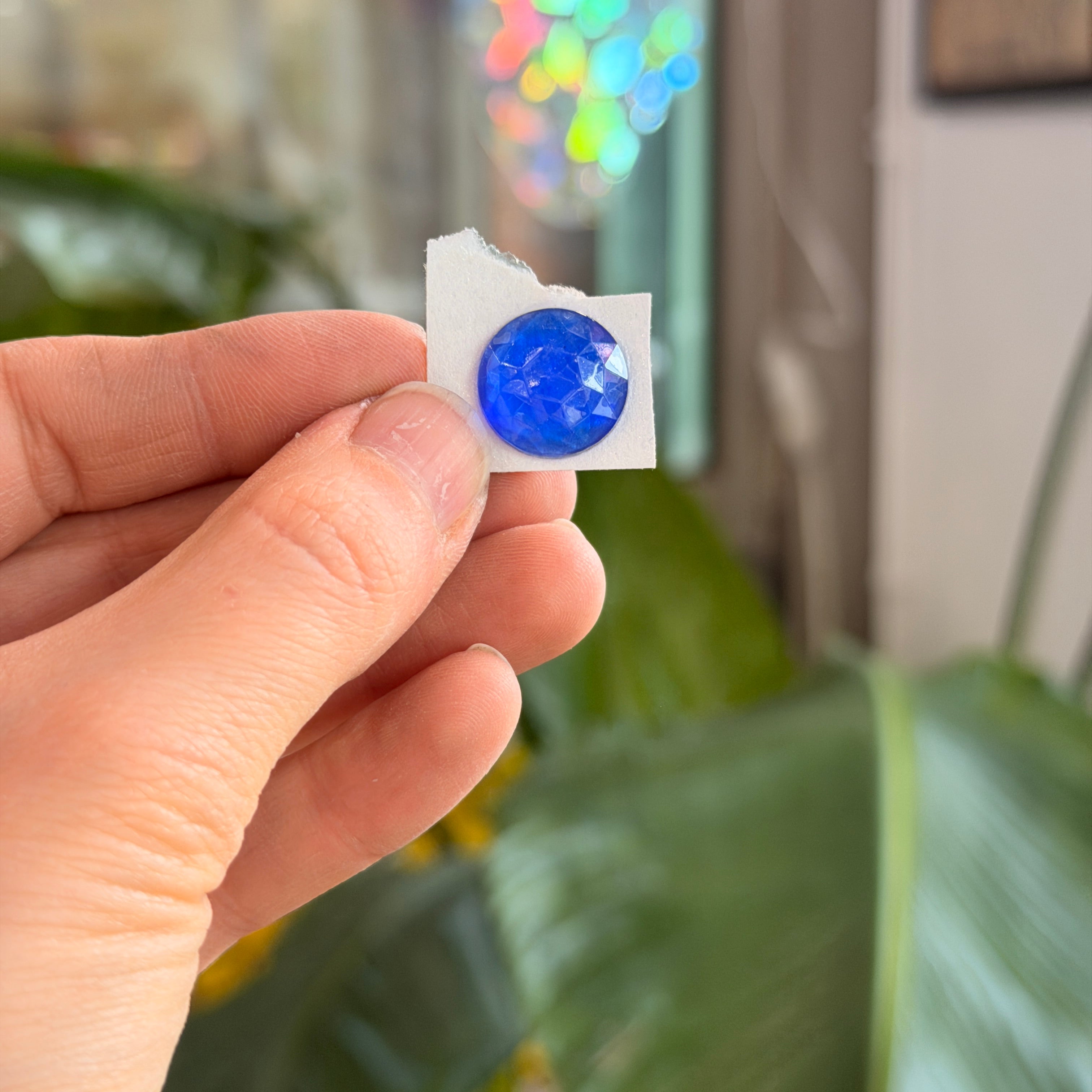 Dark Blue Jewel - Round (25 mm)