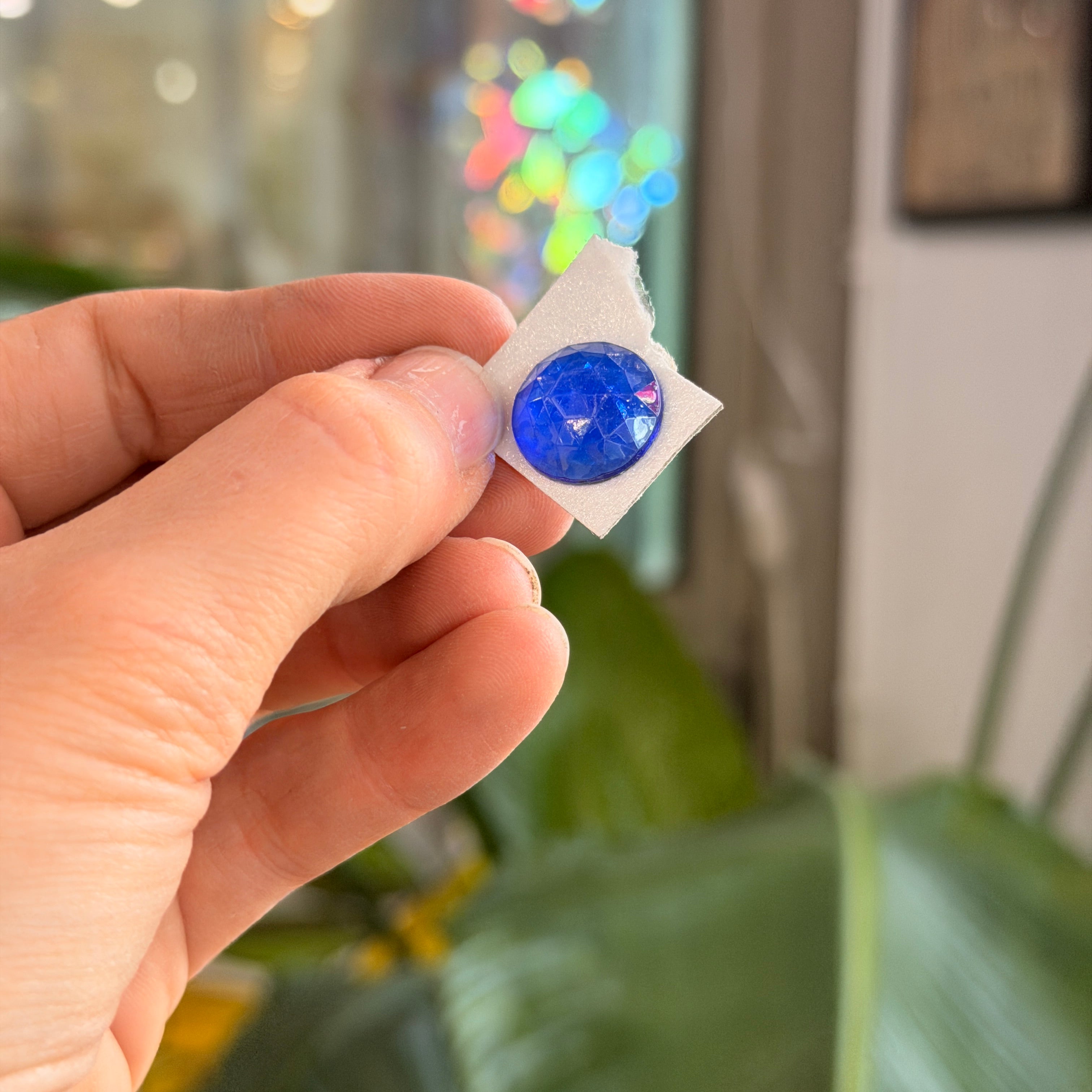 Dark Blue Jewel - Round (15mm)