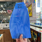 Medium Blue White Wispy Spectrum Sheet Glass Bullseye M69 (10x5in)