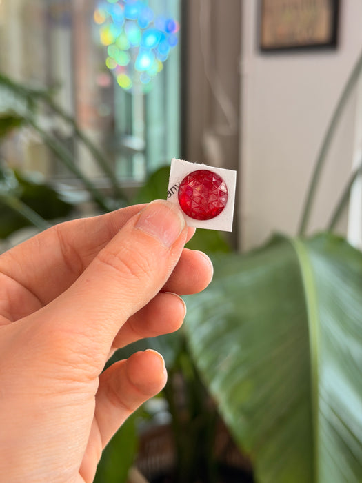 Red Jewel -Round (15mm) Tools Colorado Glass Works
