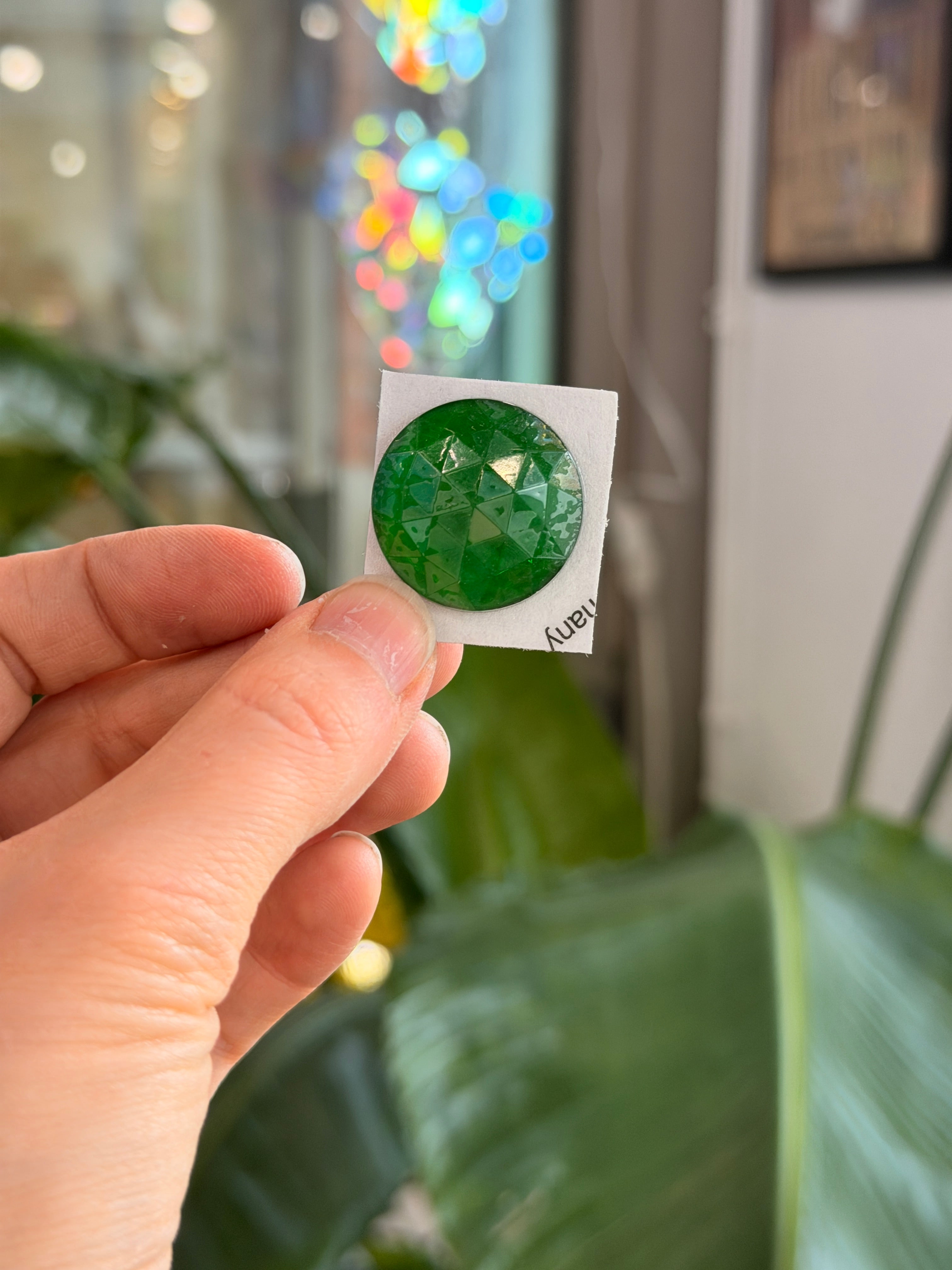 Green Jewel - Round (25 mm) Tools Colorado Glass Works