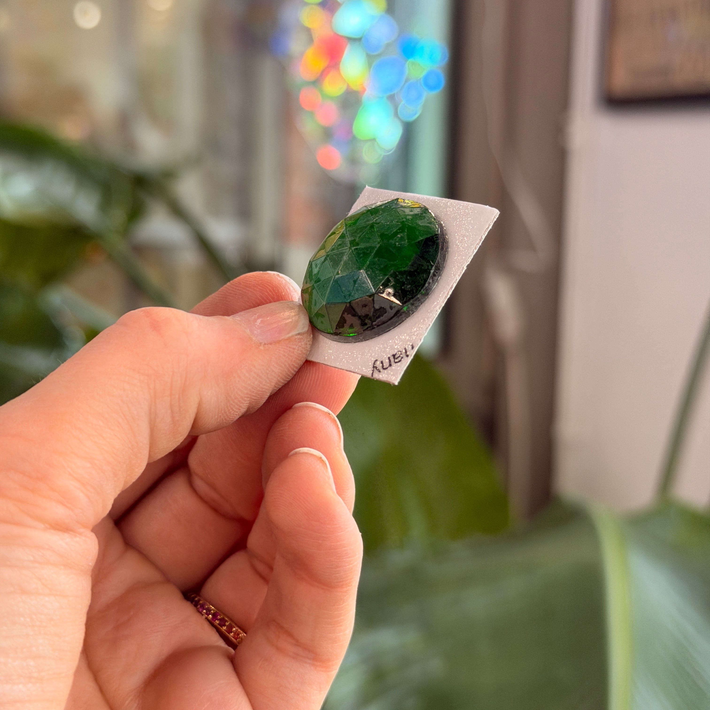 Green Jewel - Round (25 mm)